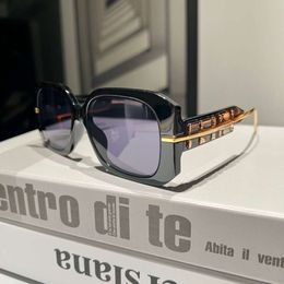 Herren-Designer-Sonnenbrillen, neue Internet-Promi-Sonnenbrillen mit personalisierten Buchstaben, trendige und modische Gläser für Damen, Sonnenbrillen mit großem Rahmen