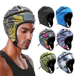 Rugby Helmet Headguard for Soccer Scrum Cap Head Protector Soft Protective Helmet Headgear 240223