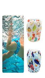 15 Colors Unisex Waterproof Adjustable Cloth Diapers Pant Baby Reusable Washable Pool Swim Diaper M30482108488