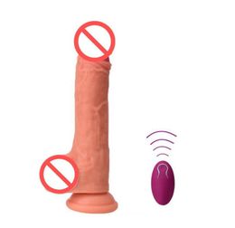 Penis Dildo Vibrator For Women Remote Masturbator Silicone Huge Big Dildo Realistic Men Anal adult Sex Toys J17395831153