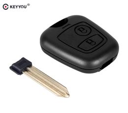 2 Buttons Remote Key Flip Fob Car Key Case For Peugeot Partner Expert Boxer Sx9 Blade Car Key Shell6837977