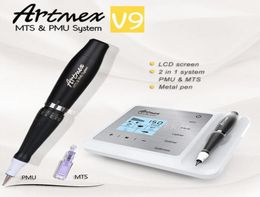 New Portable MTS PMU System Artmex V9 Permanent Makeup Tattoo Pen Machine Eye Brow Lip Rotary Beauty Spa2406430