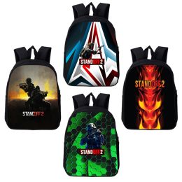 Backpack 3D Print 2023 Hot Game Standoff 2 Softback Schoolbags for Teenager Girl Anime Bookbag 12/16 Inch Bag Men Women Travelbags Laptop