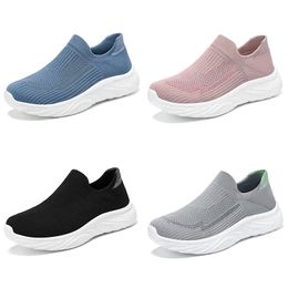 Women Shoes 2024 New Leisure Sports Shoes Running Shoes Sole Lazy Shoes Korean Edition Trend Flying Weaving One Step Single Shoes GAI 008