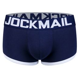 Jockmail Sexy Boxer Men Underwear Men's Butt-enhancing Padded Trunk Removable JM409