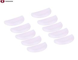 50 Pairslot Silicone Eyelash Permanent Perm Curler Curling Root Lifting False Fake Eyelash Shield Pad Maquillaje Patches4922616