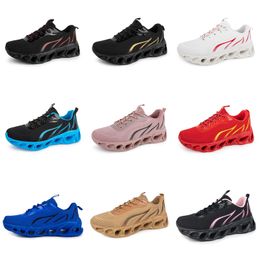 men running shoes women GAI white black navy blue light Brown mens trainers sports purple Breathable Walking shoes Three trendings