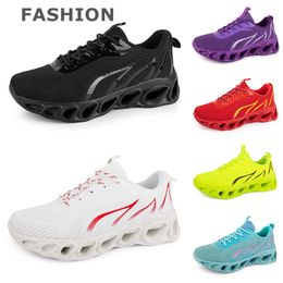 men women running shoes Black White Red Blue Yellow Neon Green Grey mens trainers sports fashion outdoor athletic sneakers eur38-45 GAI color54