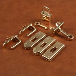 5PCS 7pcsset Metal Clasp Lock Lockbutton for Women Handbag Shoulder Bag Purse DIY Accessories 240229
