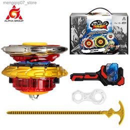 Beyblades Metal Fusion Infinity Nado 3 Original Crack Series-2 In1 Split Spinning Top Metal Nado Gyro Battle Gyroscope with Launcher Anime Toy Kid Gift L240304