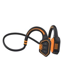 Swimming Headphones With Ip68grade Fully Waterproof Earphones Bone Conduction Bluetooth Headset 16G Memory And Mp3 Dualmode Play 4560372