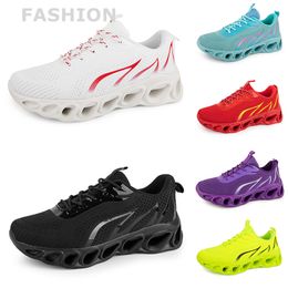 men women running shoes Black White Red Blue Yellow Neon Green Grey mens trainers sports outdoor sneakers szie 38-45 GAI color40