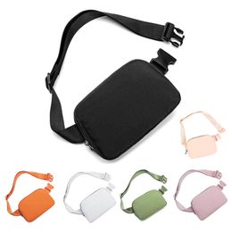 Lu Crossbody Bag With Adjustable Shoulder Straps Fashionable Women's Waist Outdoor Sports Bag