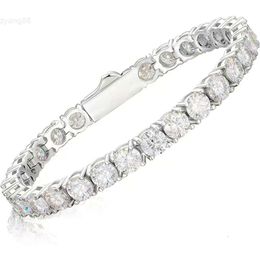 0.1ct 0.15ct Princess Cut Fancy Jewelry Igi Lab Grown Diamond 14k 18k Gold Women Tennis Bracelet