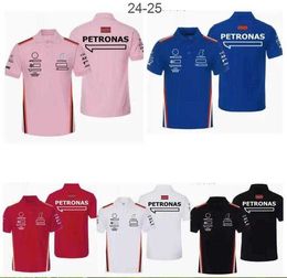 Men's T-Shirts F1 Racing Polo Shirt Summer Team Short Sleeve T Shirt Same Customised