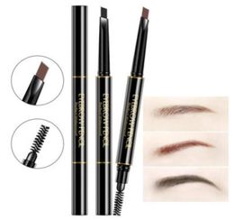 Promotion Double Headed Automatic Rotary Eyebrow Pencil Waterproof Eyebrow Enhancer Two end with Shaping Brush Makeup Beauty Tool 2092623