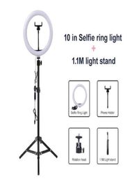 Video Light Dimmable LED Selfie Ring Light USB ring lamp Pography Light with Phone Holder 2M tripod stand for Makeup Youtube3959310