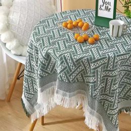 Table Cloth Small Square Tablecloth Thick And Thickened Rectangular Dining Mat Bedside Cover HRLing8