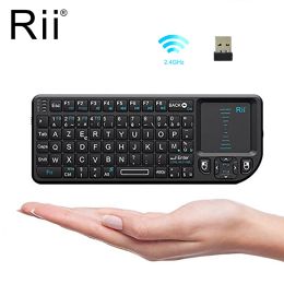 Keyboards X1 English/Russian/French/Spanish Keyboard 2.4G Air Mouse Remote Touchpad For Android TV Box PC Mini Wireless Keyboard