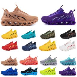 spring men women shoes Running Shoes fashion sports suitable sneakers Leisure lace-up Colour black white blocking antiskid big size GAI 304