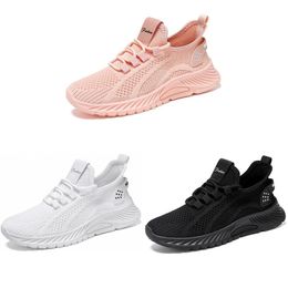 Classic breathable men women outdoor shoes womens running shoes for Spring white black pink fashion shoes GAI 056
