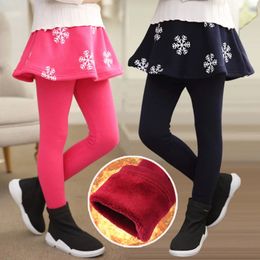 Arrival Winter Retail Girl Leggings Girls Skirt-pants Cake Skirt Girls Warm Pants Kids Leggings Skirt-pants Cake Skirt 240226