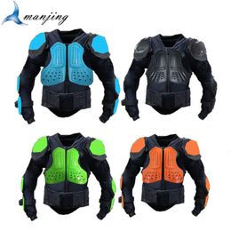 For Child Motorcycle armor Motocross suit Body protection Back Spine Armour Skatboarding Skiing ATV Dirt Bike Motorbike Jacket 240227