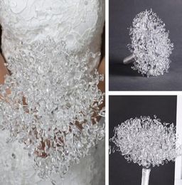 20pcs 30cm Crystals Garland For Bouquets Wedding Brida Hair Venue Decoration New5278982