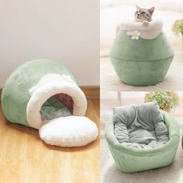 Mats Honeypot Type Semienclosed Warm Cat Nest, Winter