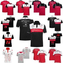 Erkek Tişörtler F1 Polo Gömlek 2022 Formül 1 Sürücü Yarışı T-Shirt Jersey Takımı Sıradan Hızlı Kuru Kısa Kollu Extreme Spor Seyirci T-Shirts