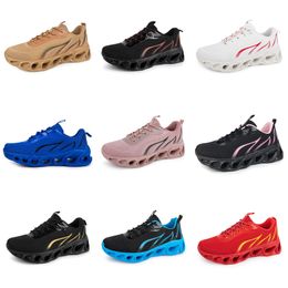 men GAI women running shoes black navy blue light yellow mens Breathable Walking trainers sports shoes outdoor Nine dreamitpossible_12