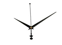 Long Black Quartz Clock Movement Mechanism Metal Hands Arms Pointers for DIY Wall Clock Repair Accessories1712706