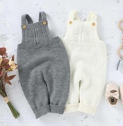 Baby Rompers Knitted Long Sleeve Knit Newborn Boys Girls Jumpsuits Autumn Winter Toddler Children Overalls Clothing6824041