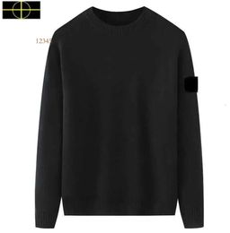 Sweaters Mens Designer Hoodies Knit Sweatshirt Crew Neck Long Slevee Pullover Hoodie Couple Clothing Autumn and Spring Warm Stones Island Tech Fleece Tops345667 45