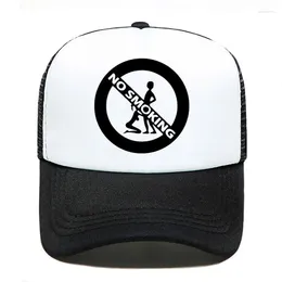 Ball Caps Girl And Boy No Smoking Sex Printed Baseball Cap For Women Men Unisex 2024 Summer Parent-child Hats Mesh Visor Outdoor Sun Hat