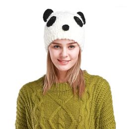 Beanie Skull Caps Cute Panda Beanies Winter Hats For Women Beanie Hat Novelty Bonnet Femme1310E