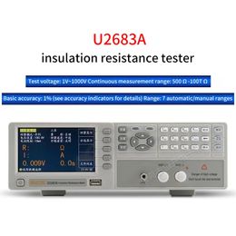 Testador de resistência de isolamento U2683/A/B medidor de resistência milimétrica de mesa