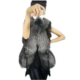 Jackets Women Winter Vest Warm Faux Fur Collar Short Jackets Leather Outerwear Coat for Fashion Women Coats Faux Fur Vest Fall 2022