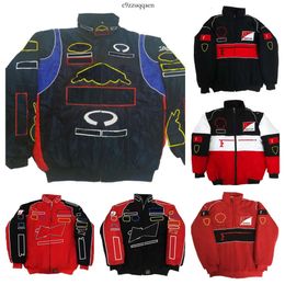 F1 Formula 1 Racing Jacket Full Embroidered Logo Team Cotton Clothing Spot Sales 605 358