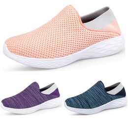 Men Women loafers Running Shoes Soft Comfort Black White Beige Grey Red Purple Green Blue Mens Trainers Slip-On Sneakers GAI size 39-44 color1 trendings