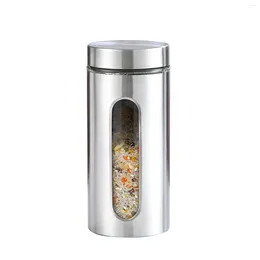 Storage Bottles Food Container Sealing Canister Jar Non-transparent Tank Design For Tea Candy Dry Foods Flour Cereal And Grain