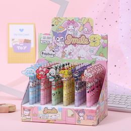 36pcs/lot Free Sharpening Pencil (not ink gel pen)Cartoon Cute Dog Rabbit Kuromi Student School Office Supplies Kids Stationery Gift Automatic Pencil 3051