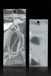 Aluminium Foil Plastic Zip Lock Bags Clear Resealable Mylar Zipper Packages Pouch For Electronic Accessorie Mobile Phone Case Cable8579892