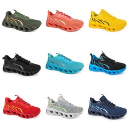 2024 men women running shoes GAI black white purple pink green navy blue light yellow Beige Nude plum mens trainers Female sports sneakers jun21