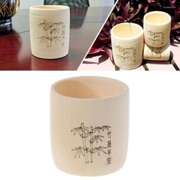 Tumblers Bamboo Wooden Drinking Cup Coffee Tea Mug Breakfast Beer Milk Wine Glass