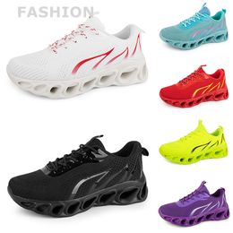 men women running shoes Black White Red Blue Yellow Neon Green Grey mens trainers sports outdoor sneakers szie 38-45 GAI color37