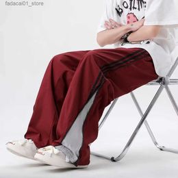 Men's Pants 2023 Streetwear Hip hop Joggers Pants Men Loose Harem Pants Ankle Length Trousers Sport Casual Sweatpants White Techwear M-2XL Q240305