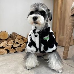 Jackets Designer Dog Clothes Winter Black White Hairy Autumn Pet Coat Autumn Costume Sweatshirt for Small Puppy Animal XSXL Bulldogs