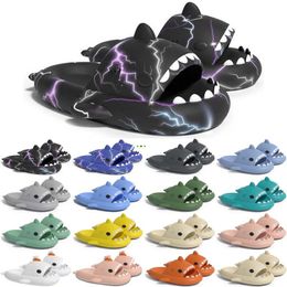 Free Shipping Designer shark slides sandal GAI slipper sliders for men women sandals slide pantoufle mules mens womens slippers trainers sandles color180