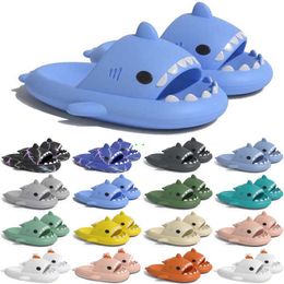 Free Shipping Designer shark slides sandal GAI slipper sliders for men women sandals slide pantoufle mules mens womens slippers trainers sandles color104